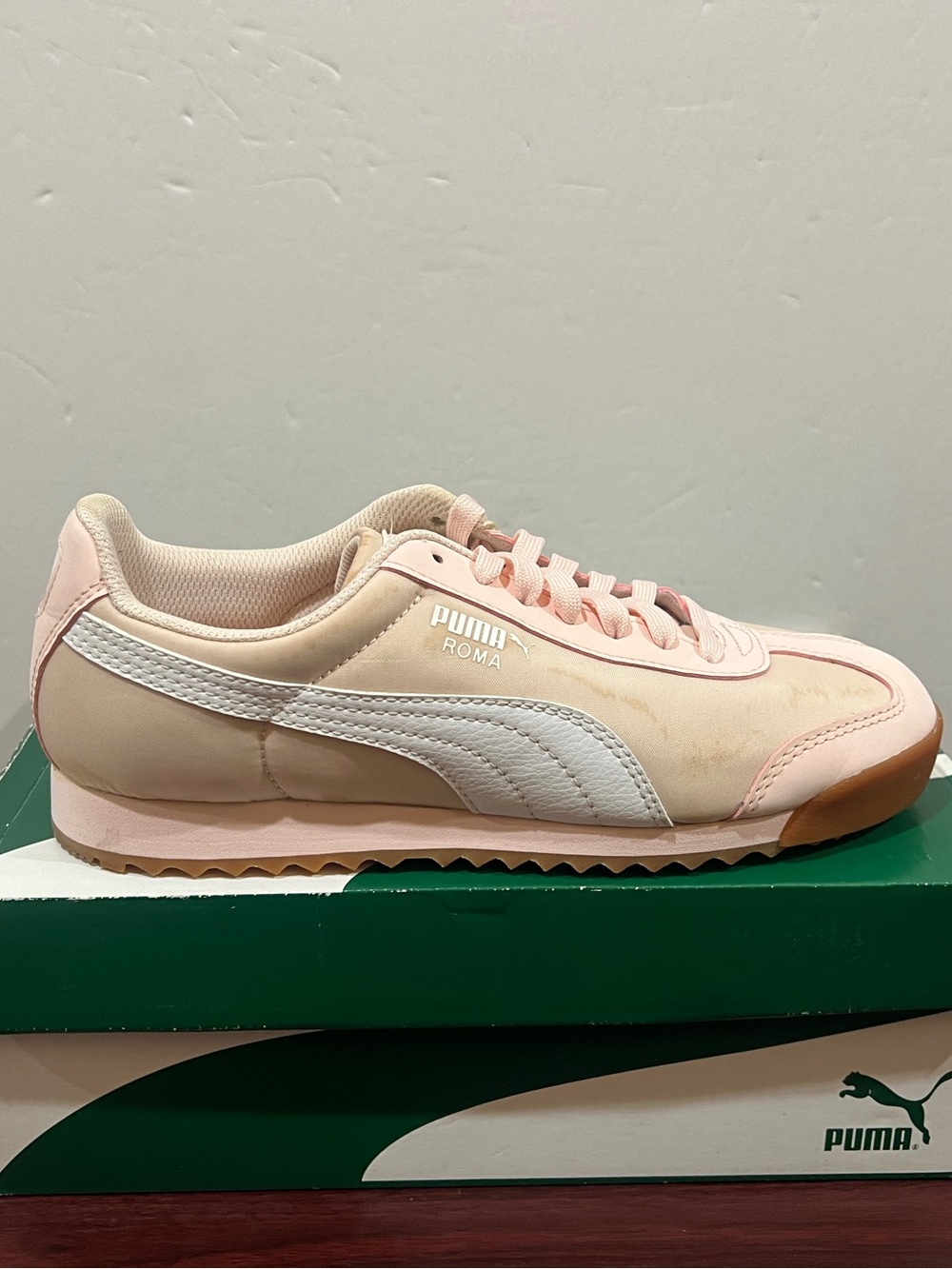 Puma Roma, Basic Summer, 359851 15, Pink & White